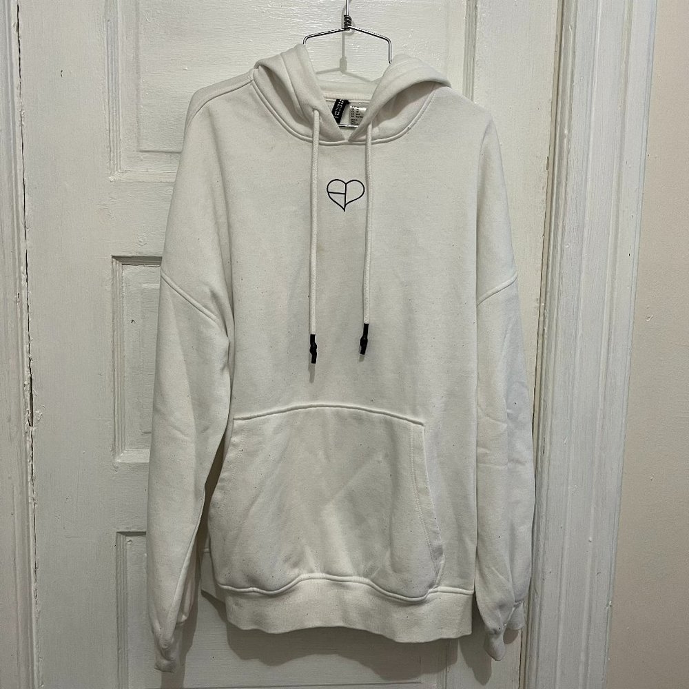 BlackPink Oversized White Hoodie